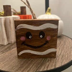 Smiling Gingerbread Ornament